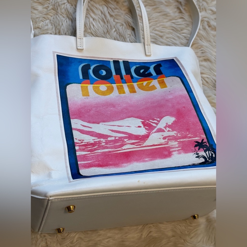 NWT Zimmermann Roller Print White Tote - Picture 2 of 9